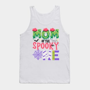 Mom Of The Spooky One Halloween First 1st Birthday Party Tank Top